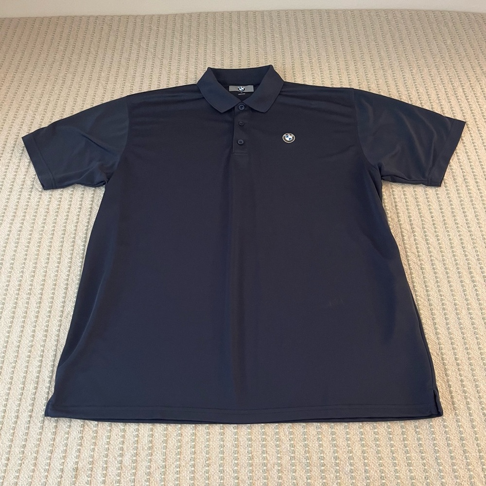 BMW Men's Navy Polo Style Shirt - Size: XL